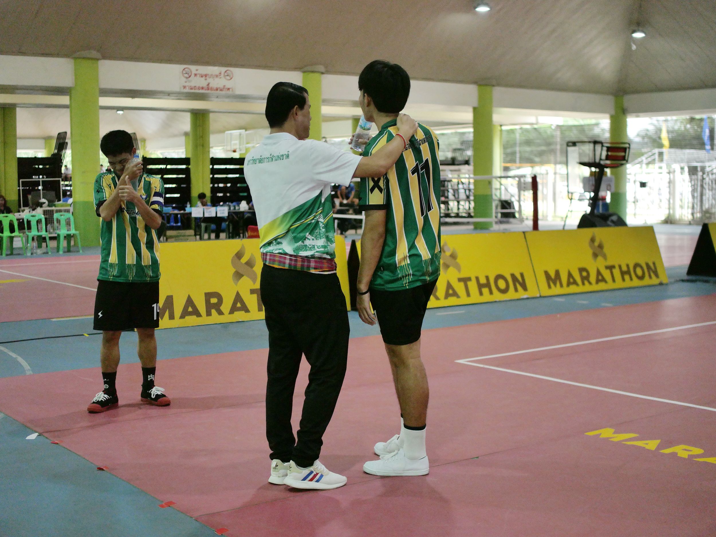 ภาพบรรยากาศการแข่งขันเซปักตะกร้อ “ธัญบุรีเกมส์” วันที่ 18 พฤศจิกายน 2568 รอบบ่าย