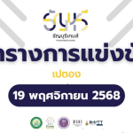 สรุปผลการแข่งขันเปตอง”ธัญบุรีเกมส์” วันที่ 19 พฤศจิกายน 2568