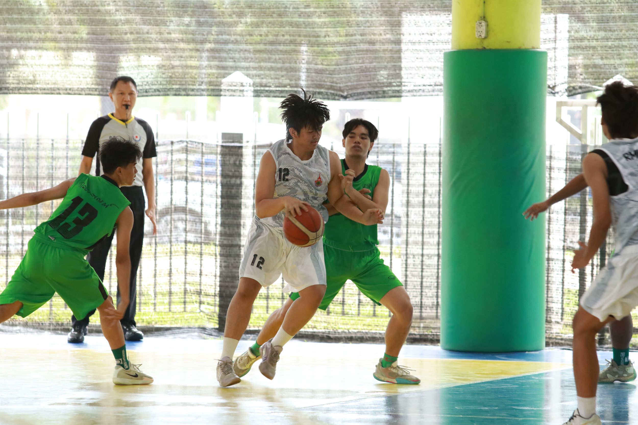 ภาพบรรยากาศการแข่งขันบาสเกตบอล “ธัญบุรีเกมส์” วันที่ 19 พฤศจิกายน 2568 รอบเช้า